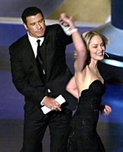 John Travolta en Sharon Stone