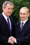 Kwinkslagen Bush en Poetin op eerste top