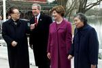 Arrestaties in China bij bezoek van Bush