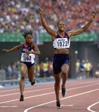 Marion Jones ongenaakbaar