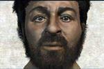 Computerfoto van gezicht van Jezus