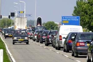 Nederland bakt in file