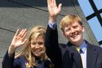Kroonprins en Máxima bezoeken<BR>Westerkerk in kader van huwelijk