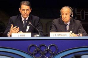 Diplomaat Rogge aan<BR>het roer van IOC
