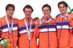 Kwartet zwemt op het WK naar zilver