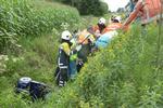 Trucker redt invalide van verdrinking