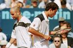 Slag der levende legendes op US Open