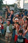Palestijnen feesten<BR>uit haat<BR>tegen Amerika