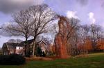 Rel bij bouw villawijk Bloemendaal