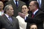 Chirac eist excuses van voetbalbons
