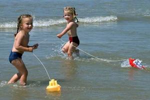 Genieten van een tropische dag