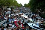 Botenopstopping voor concert
