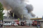 Asbestregen bij brand in Eindhoven